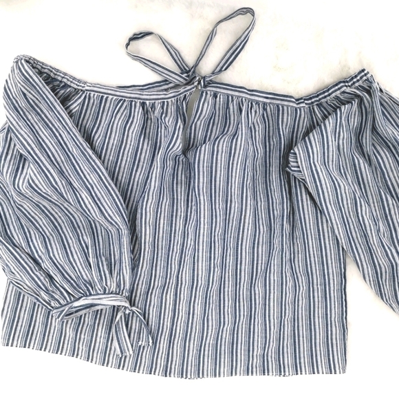 Rebecca Taylor 2 Off-the-Shoulder Crop Top NWT - Picture 8 of 9